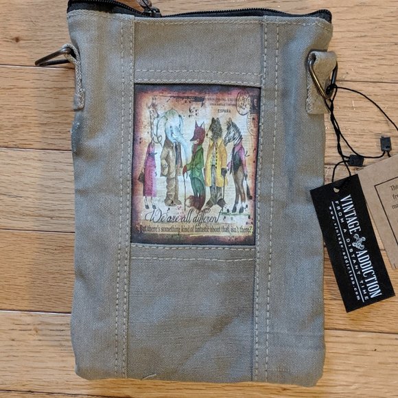 Vintage Addiction Handbags - Vintage Addiction We Are All Different Crossbody